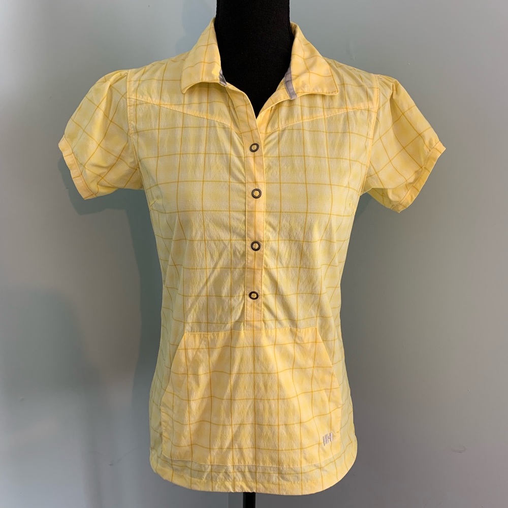 Helly Hansen yellow Popover Top Front Pouch Pocket
